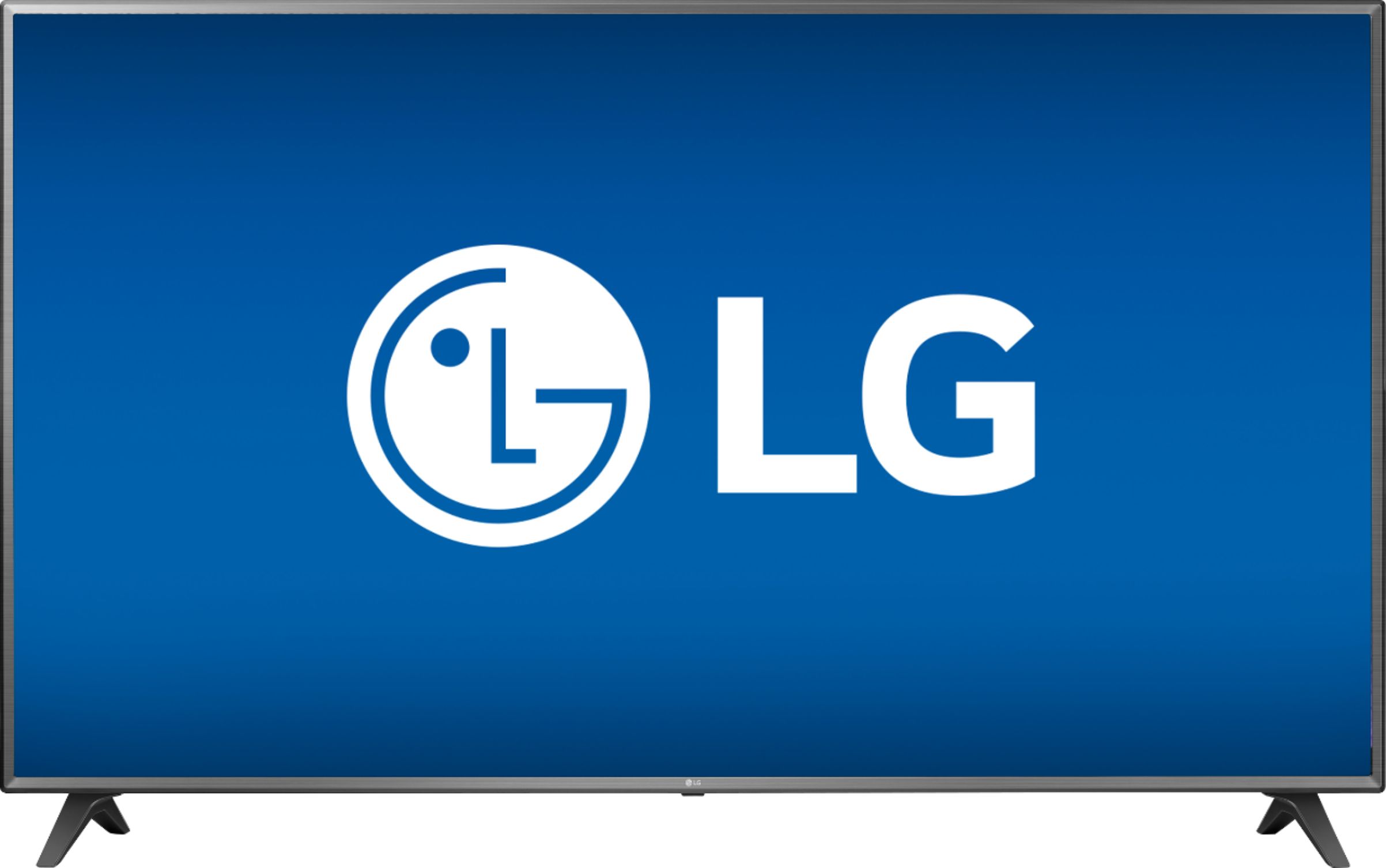 Back View: LG - 75" Class UN6970 Series LED 4K UHD Smart webOS TV