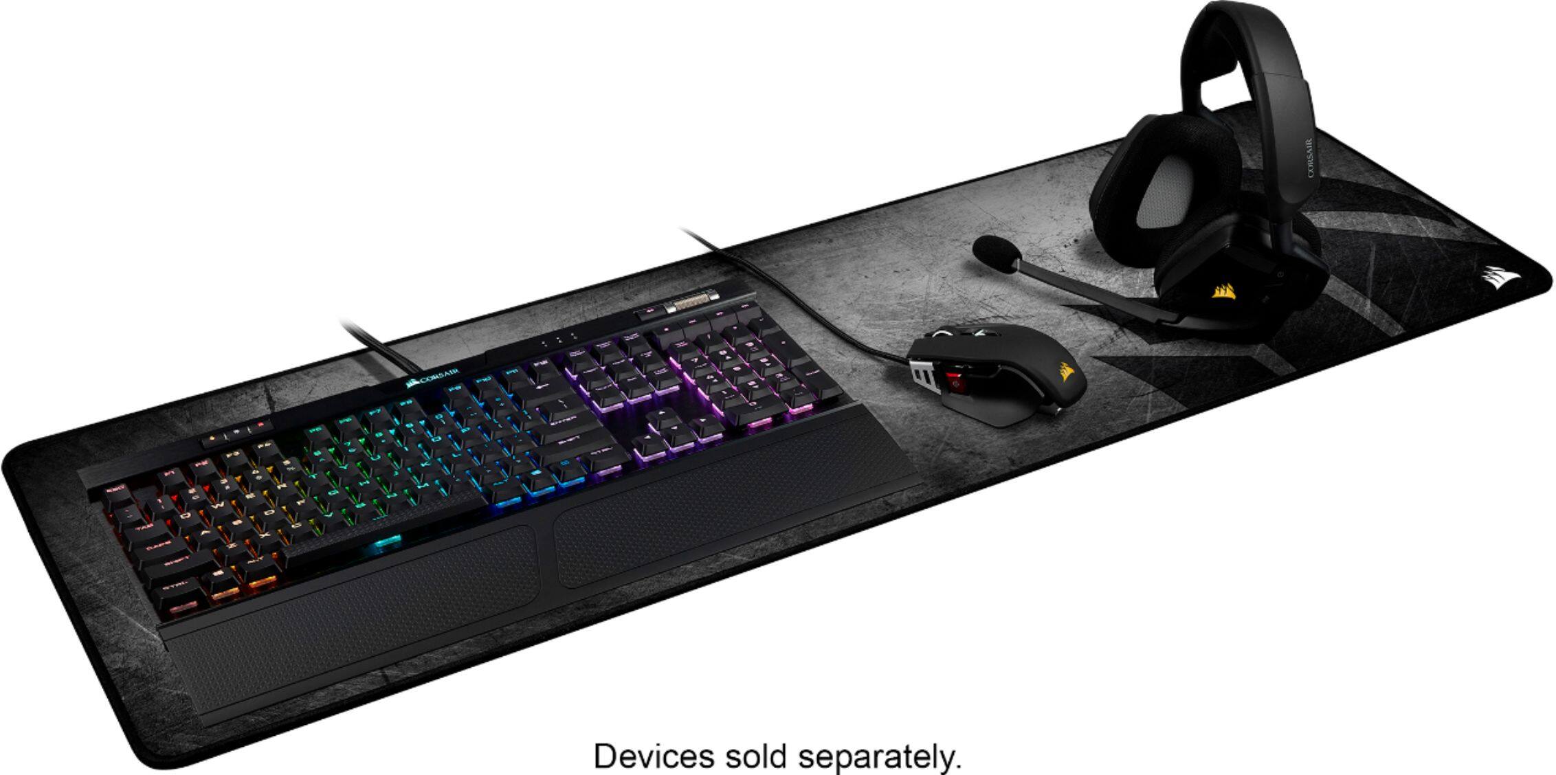 Alt View 13. CORSAIR - MM300 PRO Gaming Mouse Pad with Premium Spill-Proof Cloth - Extended - Black.