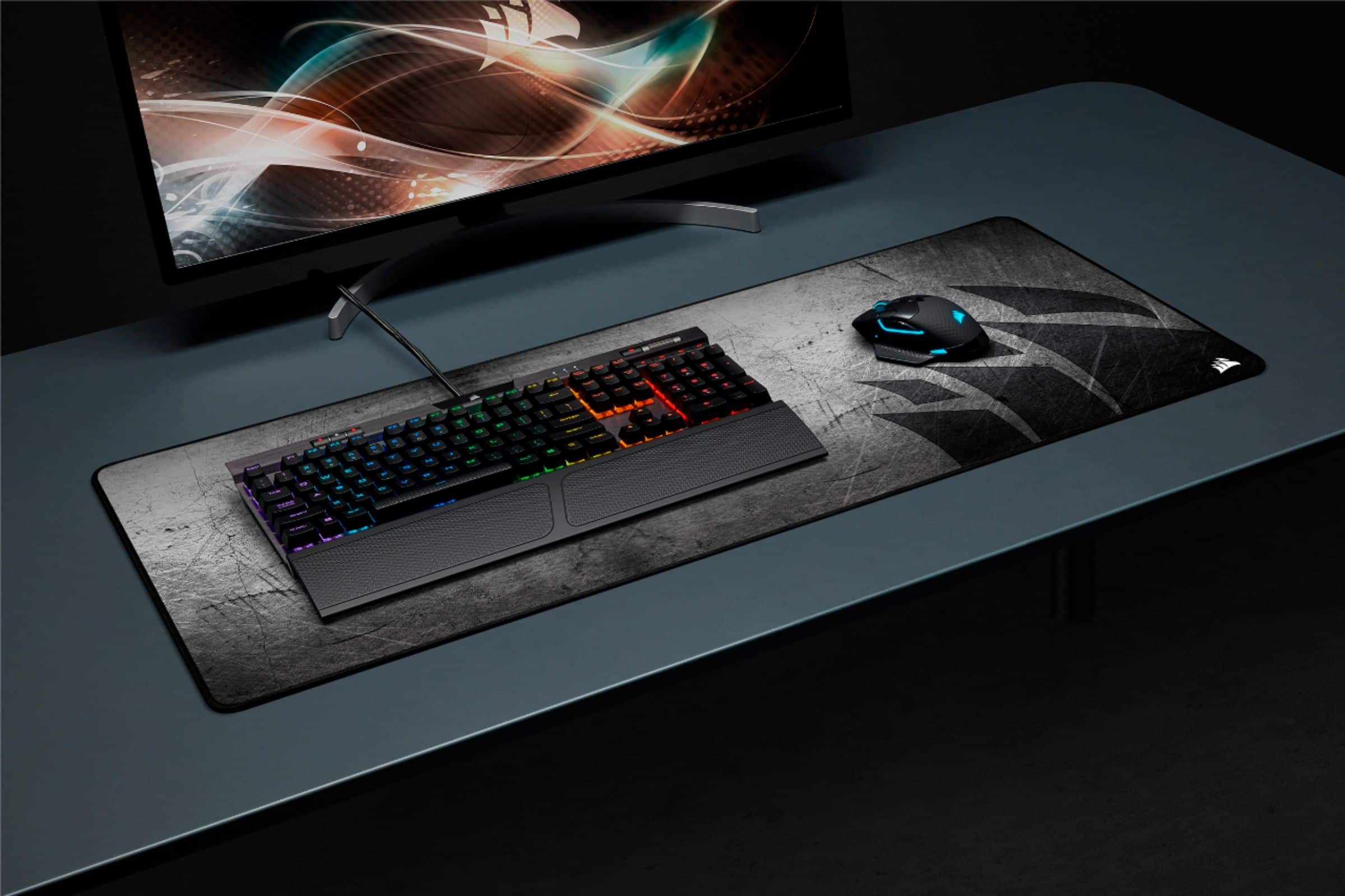 Alt View 19. CORSAIR - MM350 PRO Premium Spill-Proof Cloth Gaming Mouse Pad – Extended XL - Black.