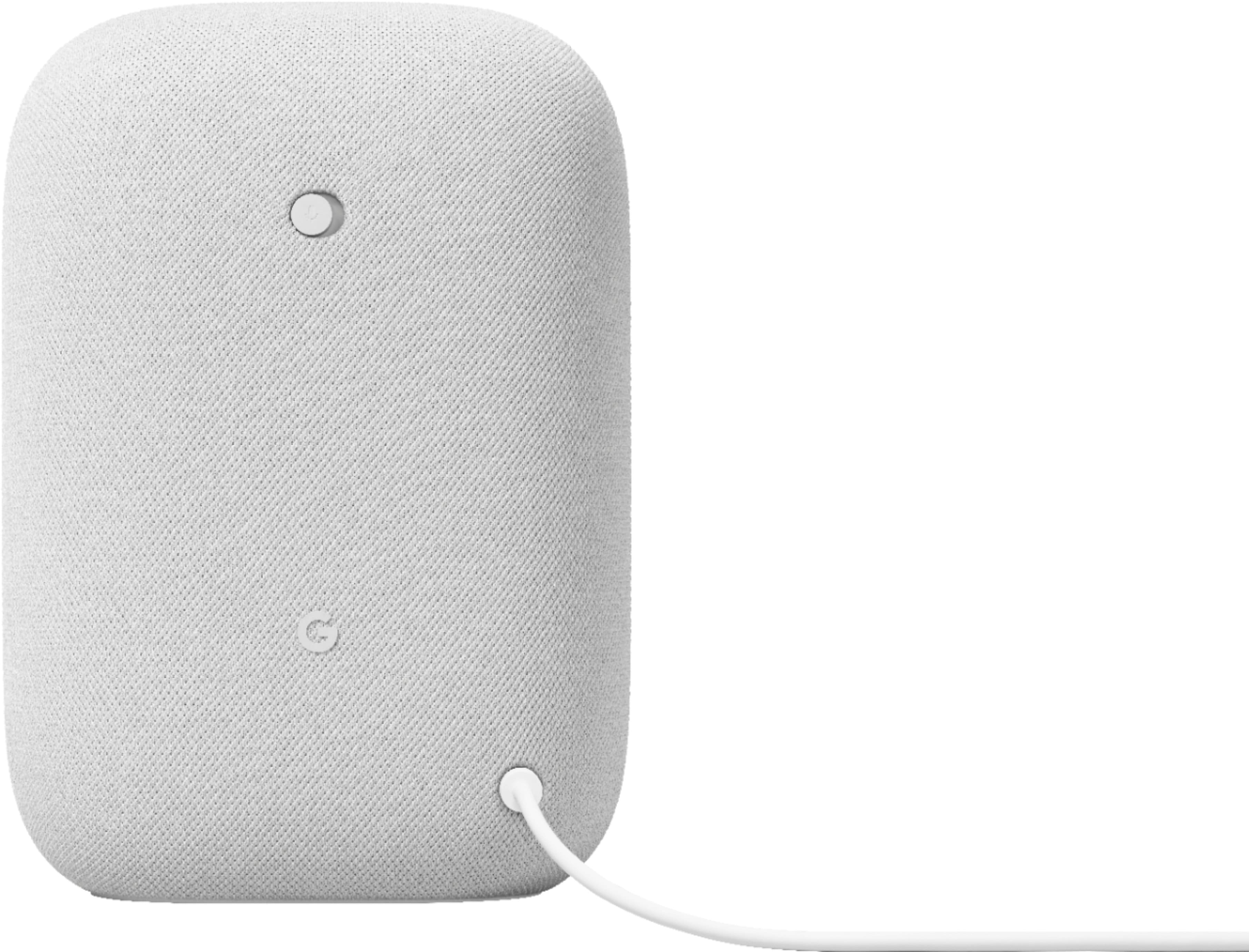 Best Buy: Home Smart Speaker with Google Assistant White/Slate fabric Home