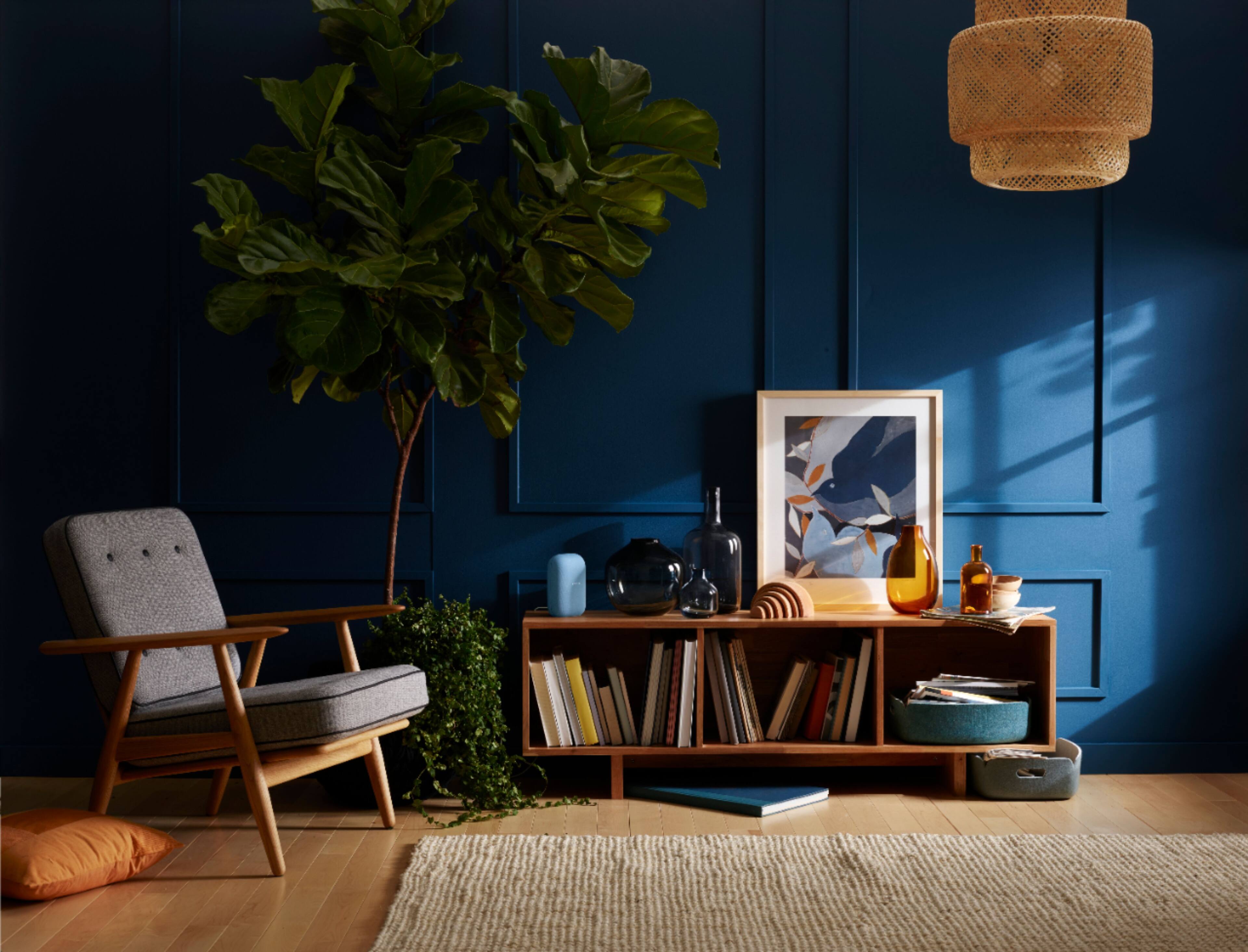 Alt View 17. Google - Nest Audio - Smart Speaker - Sky.