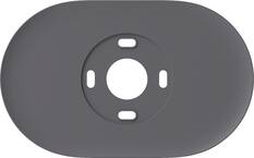 Front. Google - Nest Thermostat Trim Kit - Charcoal.