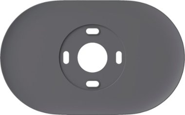 Google - Nest Thermostat Trim Kit - Charcoal - Front_Zoom