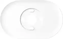 Google - Nest Thermostat Trim Kit - Snow - Front_Zoom