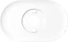 Front. Google - Nest Thermostat Trim Kit - Snow.