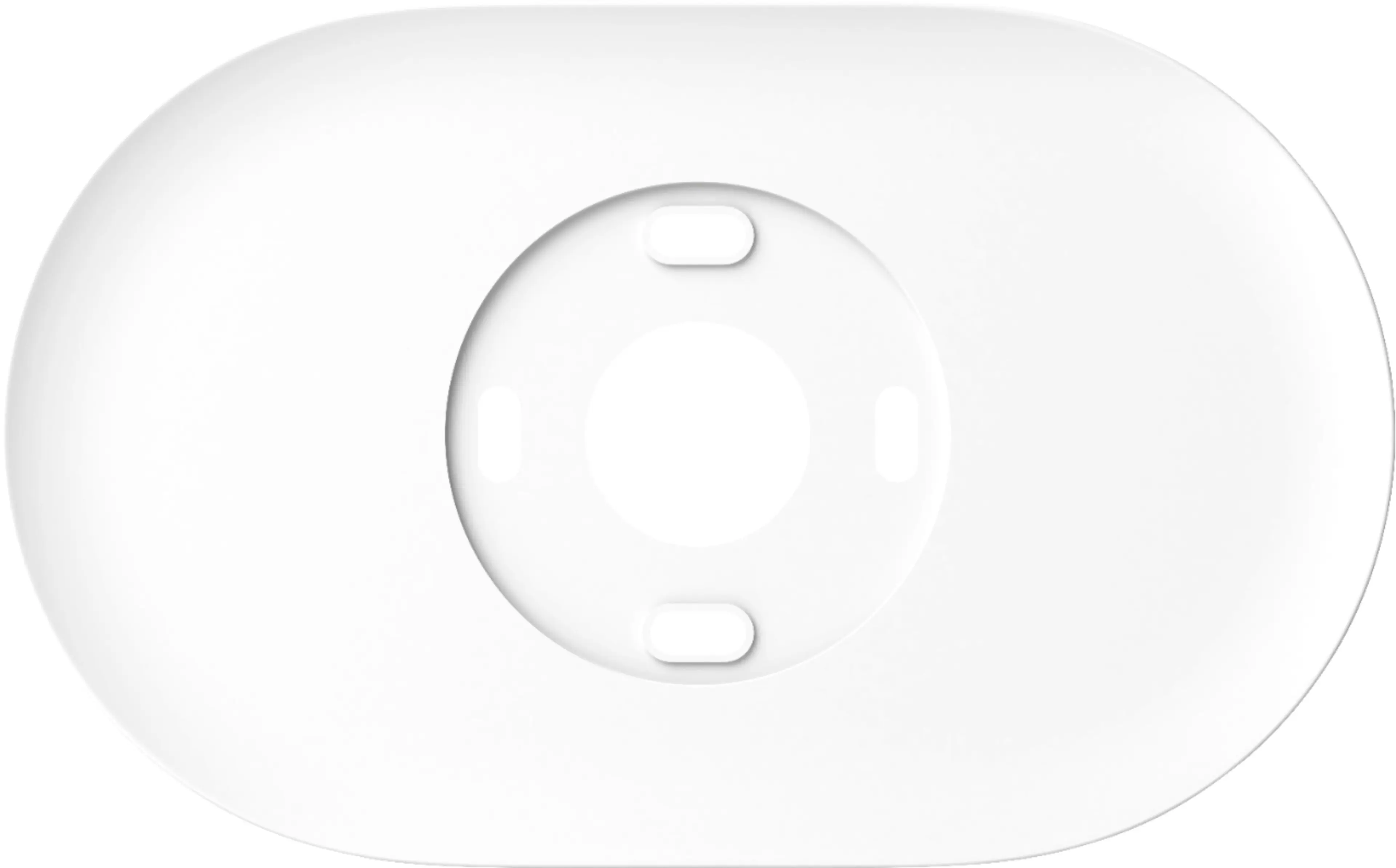 Google - Nest Thermostat Trim Kit - Snow