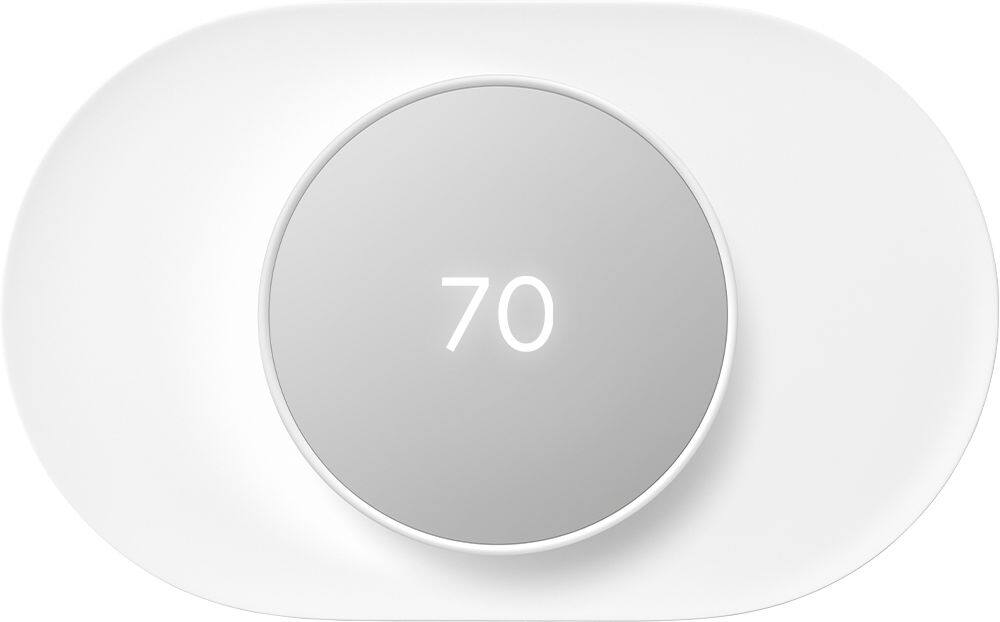 Alt View 13. Google - Nest Thermostat Trim Kit - Snow.