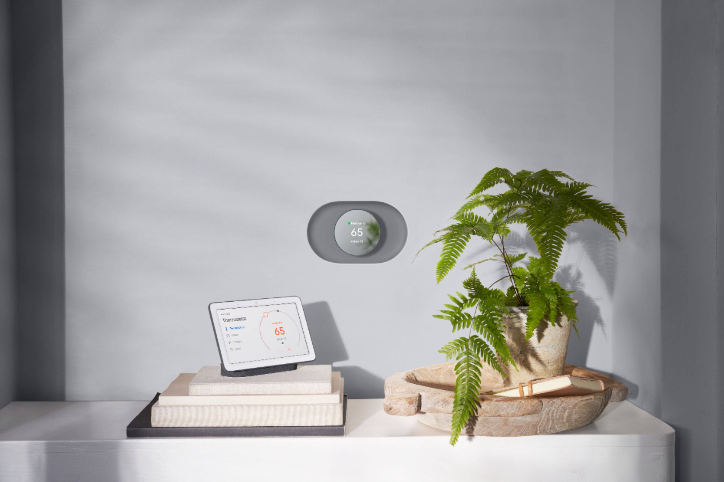 Alt View 15. Google - Nest Thermostat Trim Kit - Snow.