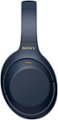 Alt View Zoom 11. Sony - WH-1000XM4 Wireless Noise-Cancelling Over-the-Ear Headphones - Midnight Blue.