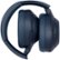 Alt View Zoom 12. Sony - WH1000XM4 Wireless Noise-Cancelling Over-the-Ear Headphones - Midnight Blue.