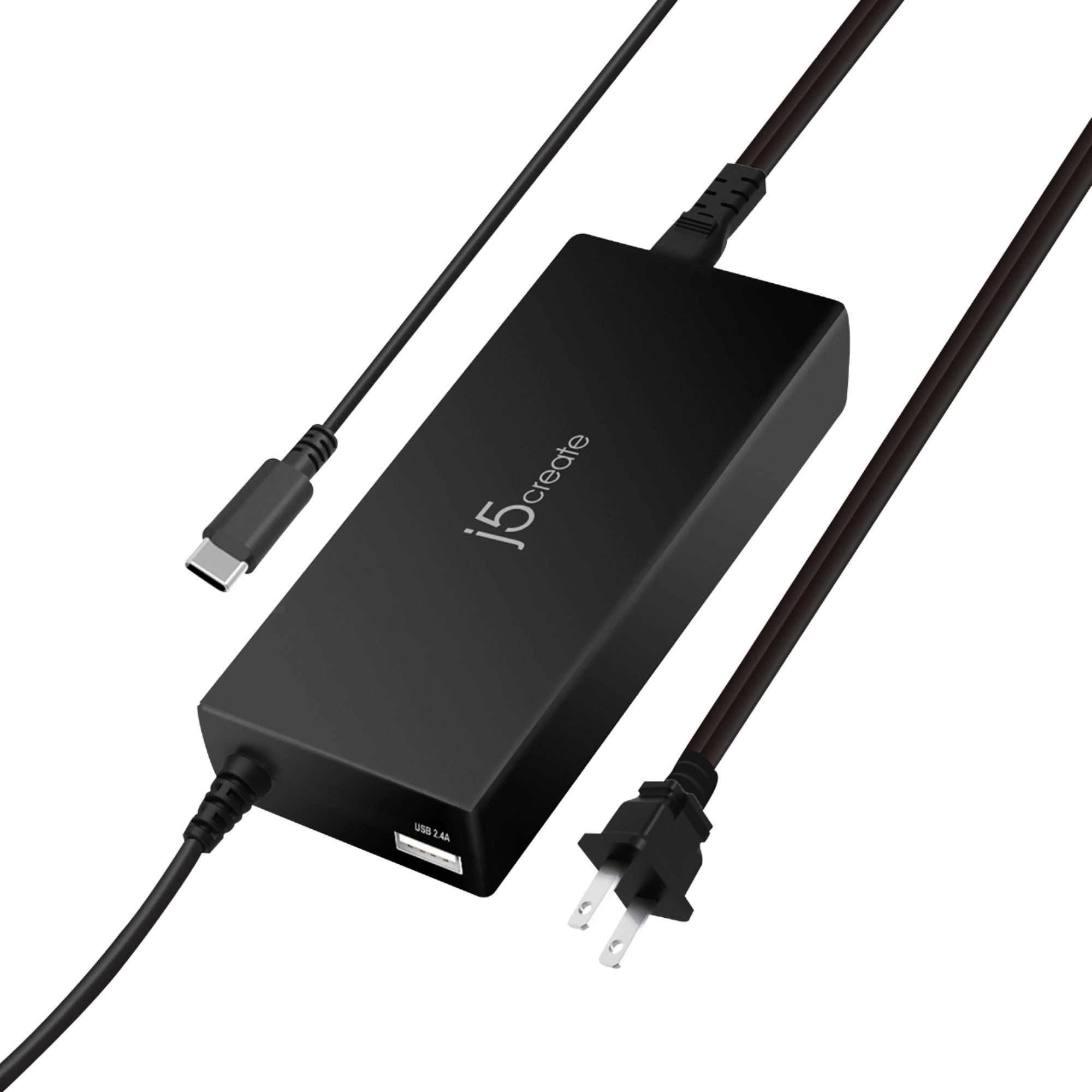 j5create - 100W PD USB-C™ Super Charger for MacBook, iPad, iPhone, Chromebook, or USB-C Laptops - Black