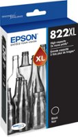 Epson - T822 XL High Yield Ink Cartridge - Black - Front_Zoom