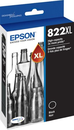 Epson - T822 XL High Yield Ink Cartridge - Black