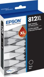 Epson - T812 XL High Yield Ink Cartridge - Black - Front_Zoom
