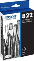 Epson - T822 Standard Capacity Ink Cartridge - Black - Front_Zoom