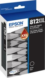 Epson - T812 XXL High Capacity Ink Cartridge - Black - Front_Zoom