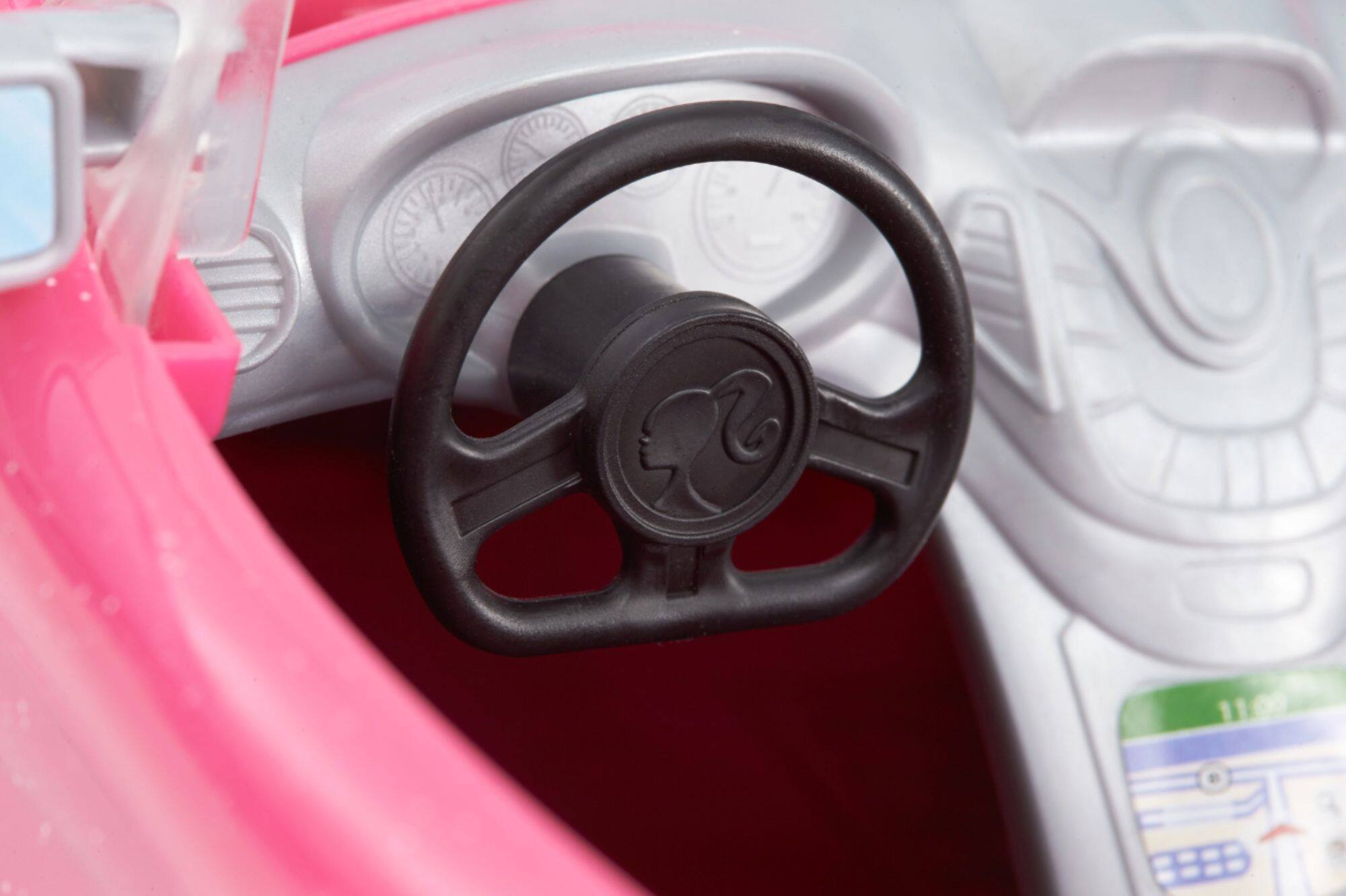 Alt View 13. Mattel - Barbie Doll and Vehicle Brunette - Pink.