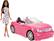 Left. Mattel - Barbie Doll and Vehicle Brunette - Pink.