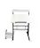 Alt View 12. Mind Reader - 2 Tier Sit and Stand Desk - White and Black.