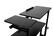 Alt View 14. Mind Reader - 2 Tier Sit and Stand Desk XL - Black.