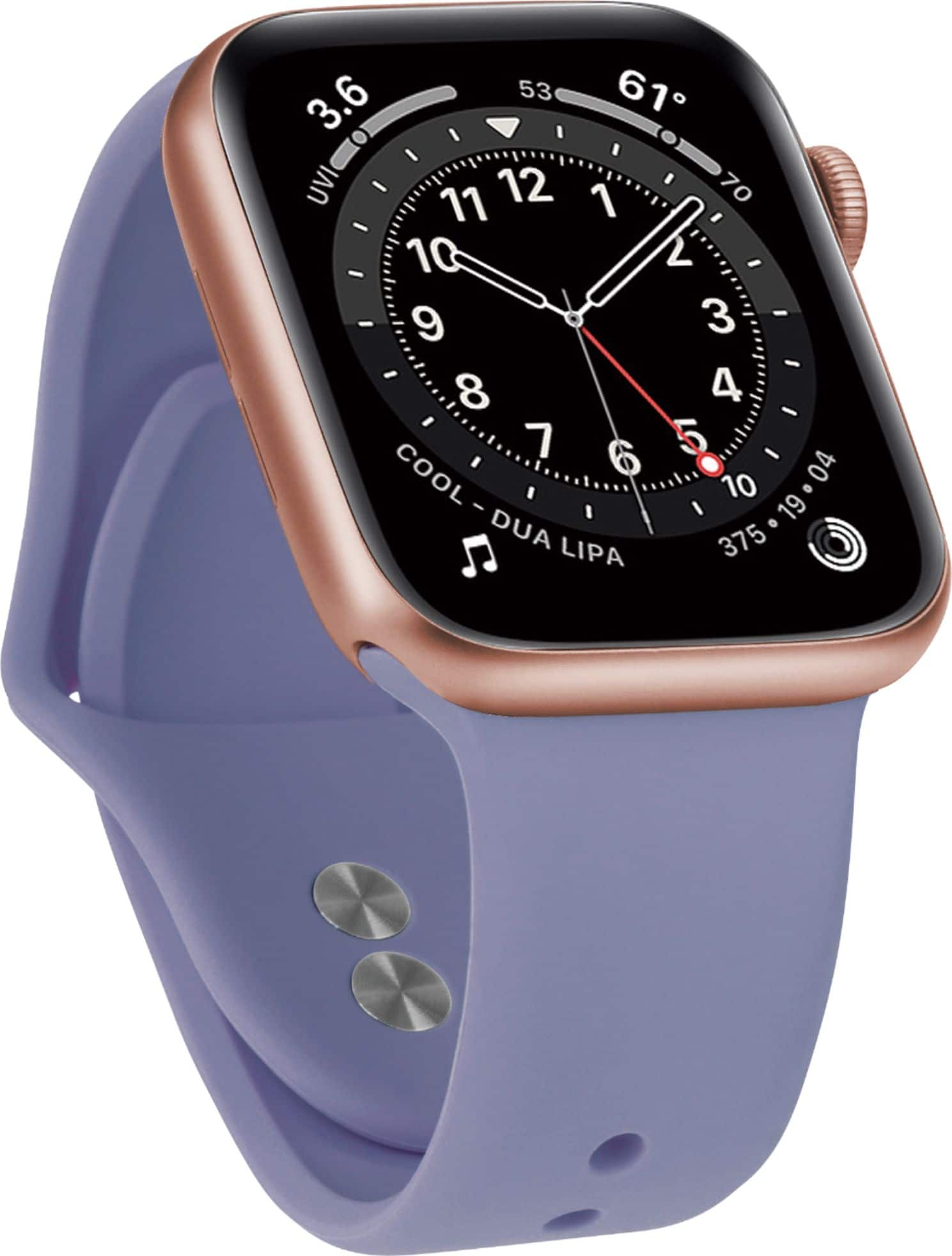 NEXT - Sport Band Watch Strap for Apple Watch 38mm, 40mm, and 41mm - Lavender - Angle_Zoom