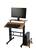 Alt View 11. Mind Reader - 2 Tier Sit and Stand Desk - Oak.