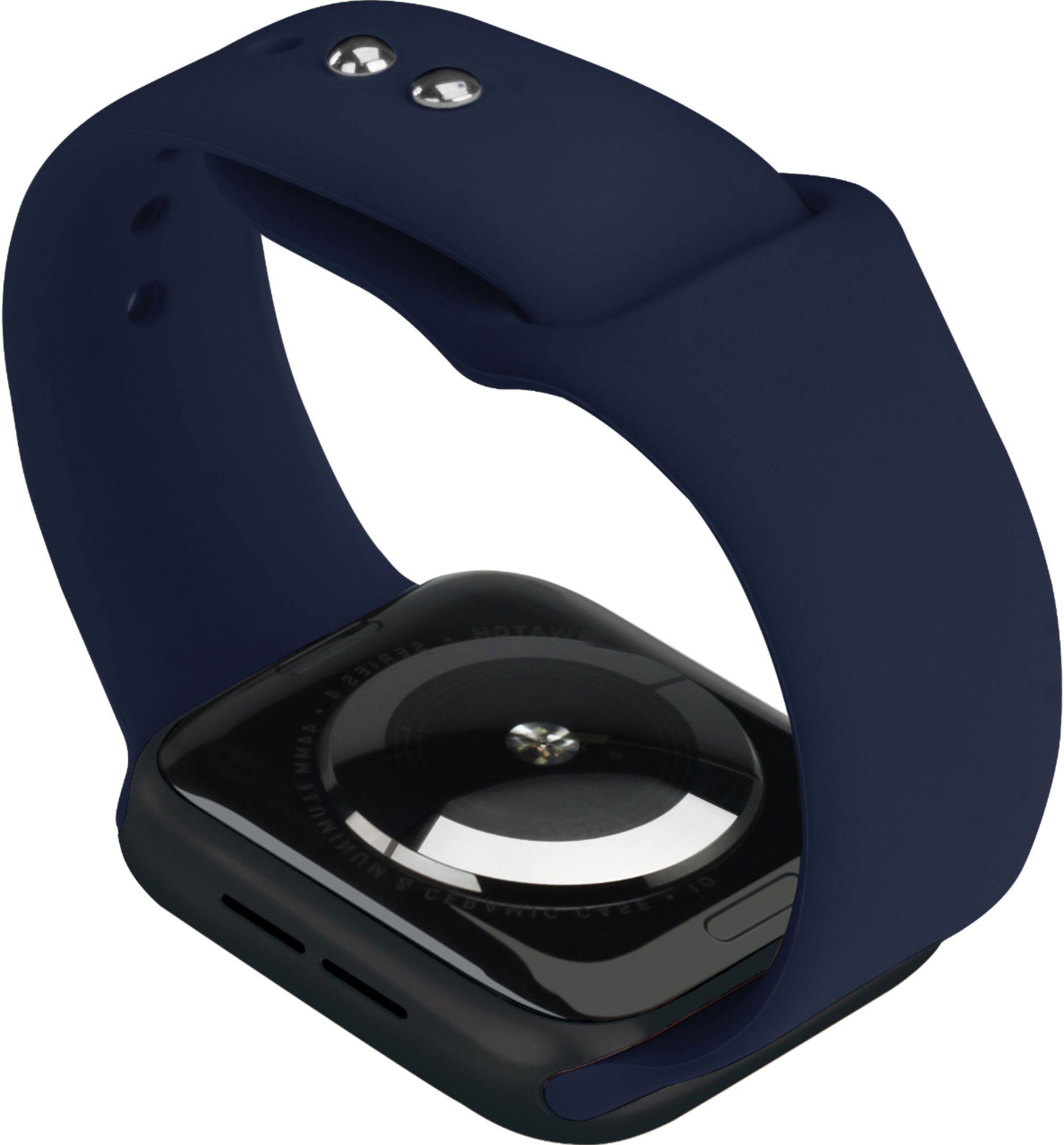 Left. NEXT - Sport Band Watch Strap for Apple Watch® 42mm, 44mm and 45mm - Navy.