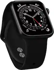 Angle. NEXT - Sport Band Watch Strap for Apple Watch® 42mm, 44mm, and 45mm - Black.