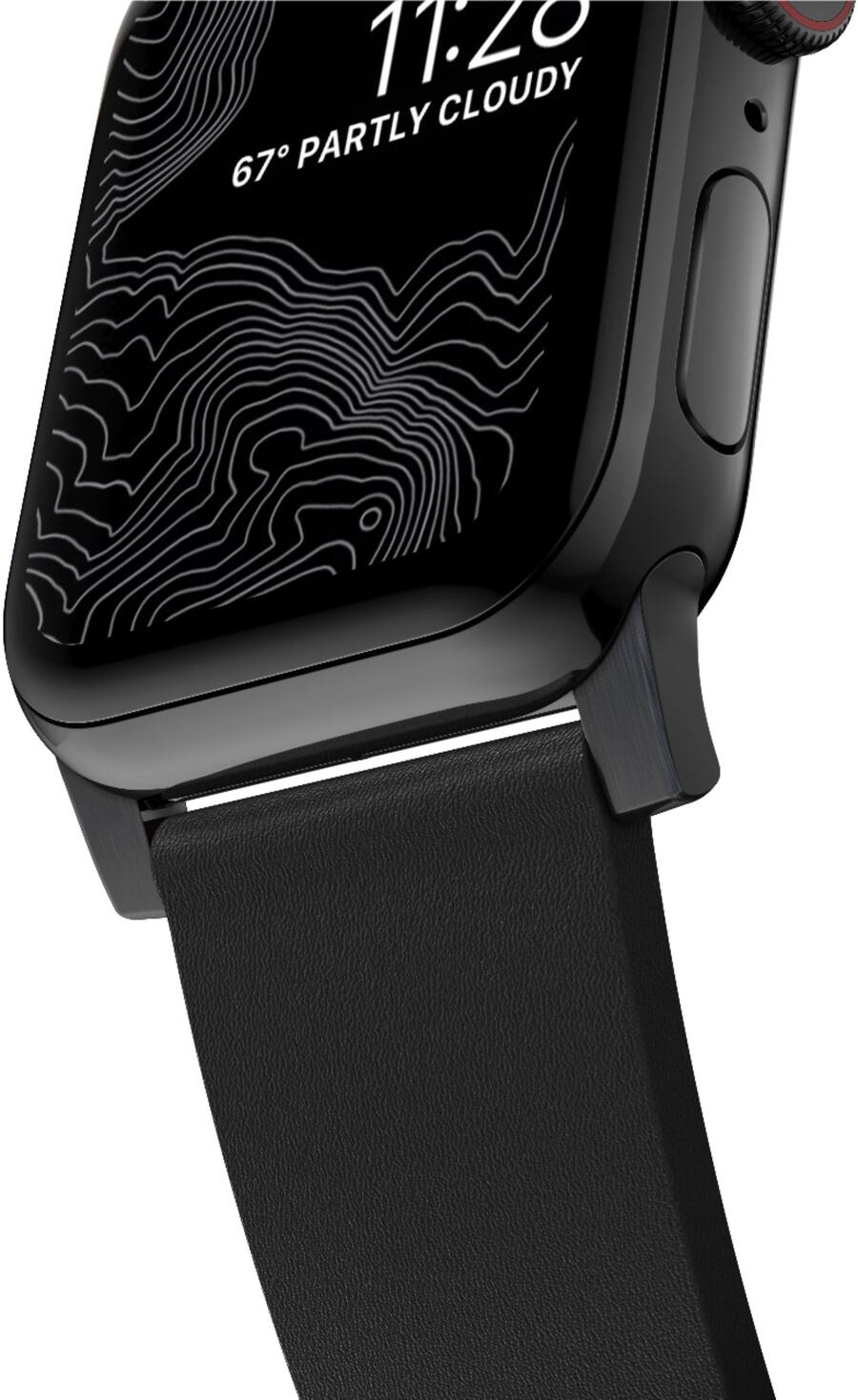 Nomad Active Leather Strap 44mm Black - Best Buy Nomad Active Leather Strap 44mm Black - Best Buy