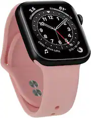 Angle. NEXT - Sport Band Watch Strap for Apple Watch® 42mm, 44mm, and 45mm - Pink.