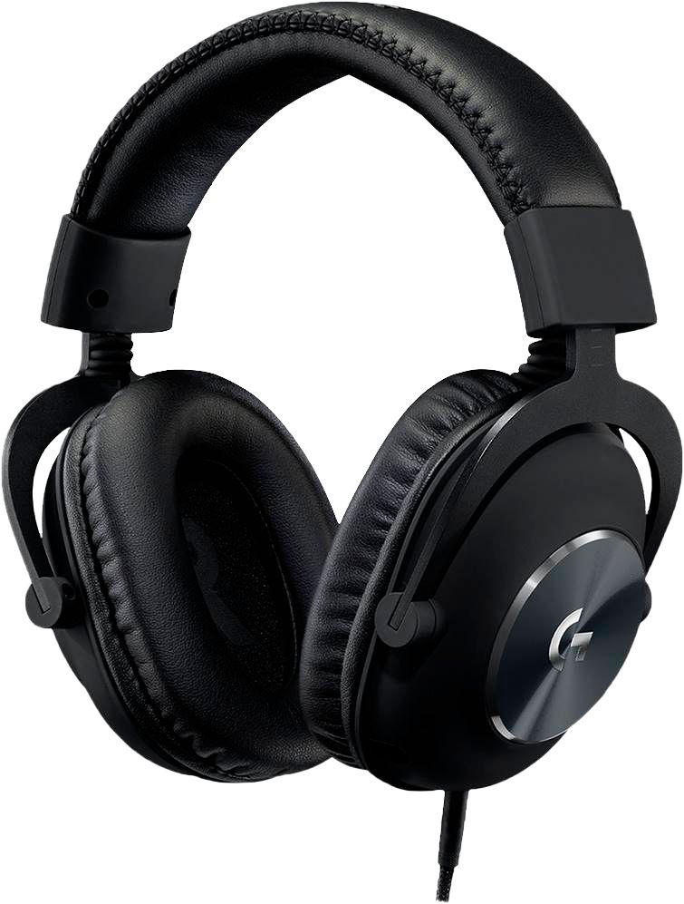 Angle View: Logitech - G PRO Wired Stereo Over-the-Ear Gaming Headset for Meta Quest 2 - Black