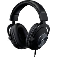 Logitech G PRO Wired Stereo Over-the-Ear Gaming Headset for Meta Quest 2 (Latency 3.5 mm Aux Connection) (Black)
