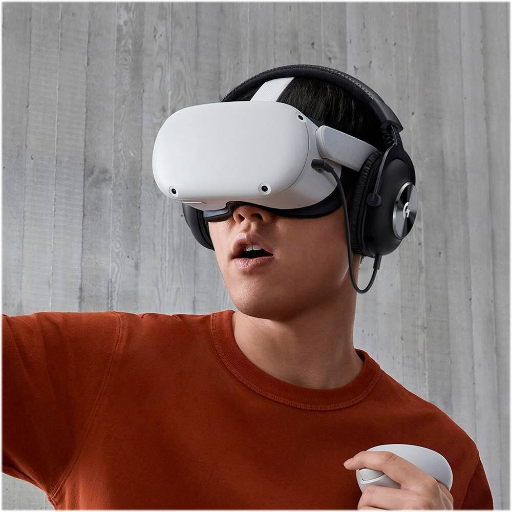 Alt View 17. Logitech - G PRO Wired Gaming Headset for Meta Quest 2 - Black.