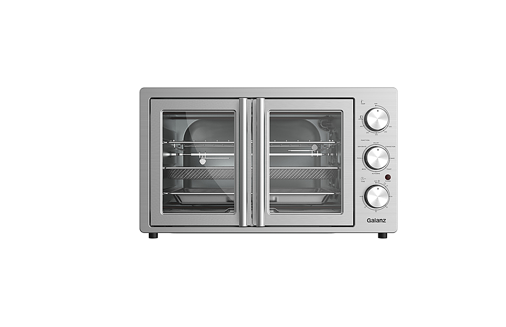 Galanz - Manual French Door Toaster Oven - stainless steel