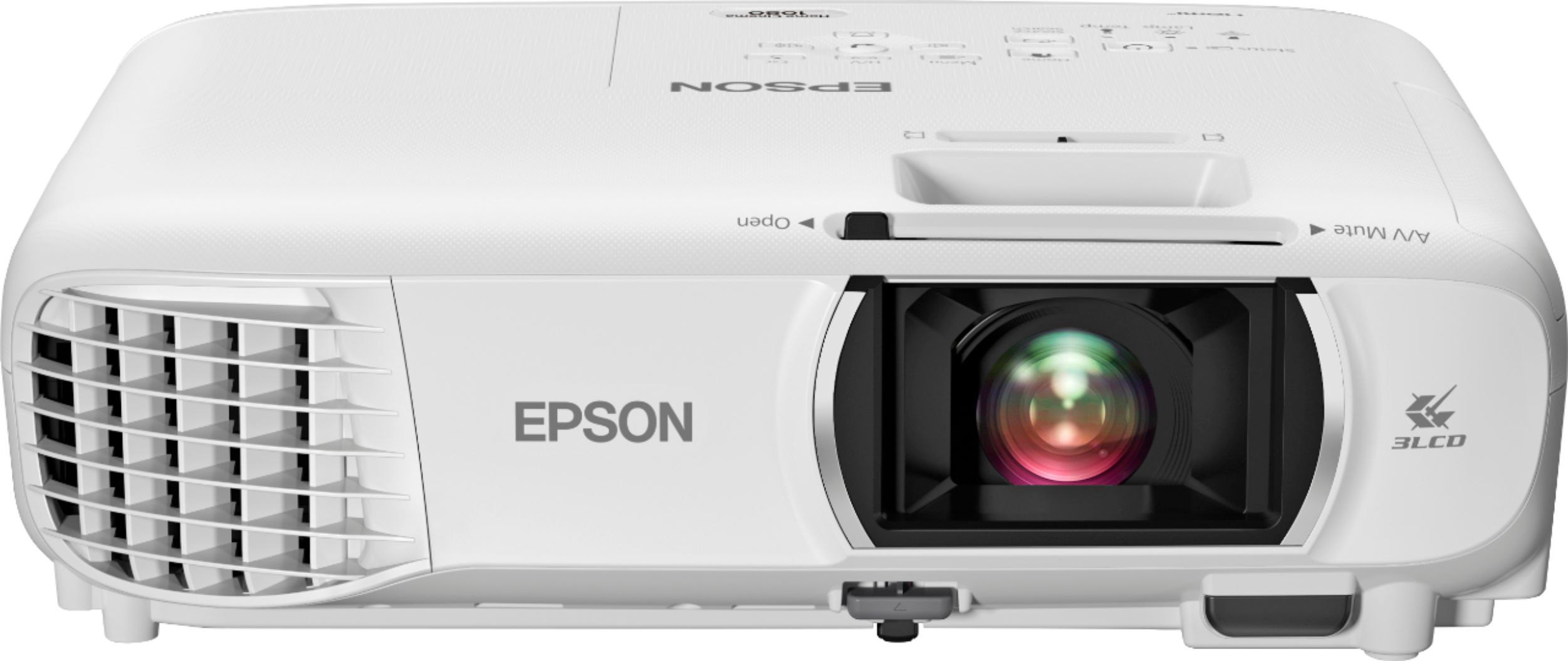 PC/タブレット PC周辺機器 Epson Home Cinema 1080 1080p 3LCD Projector, 3400 lumens, 2 HDMI White  V11H980020 - Best Buy