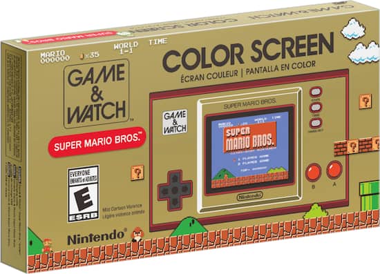 Nintendo Game Watch Super Mario Bros Hxasraaaa Best Buy Nintendo Game Watch Super Mario Bros Hxasraaaa Best Buy