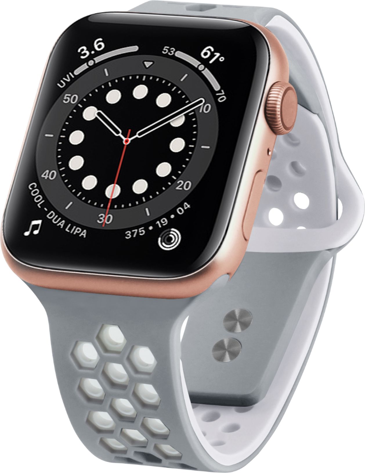 desillusion Overvåge Giftig NEXT Sport Band DUO Watch Strap for Apple Watch® 42mm, 44mm, and 45mm Gray  - Best Buy