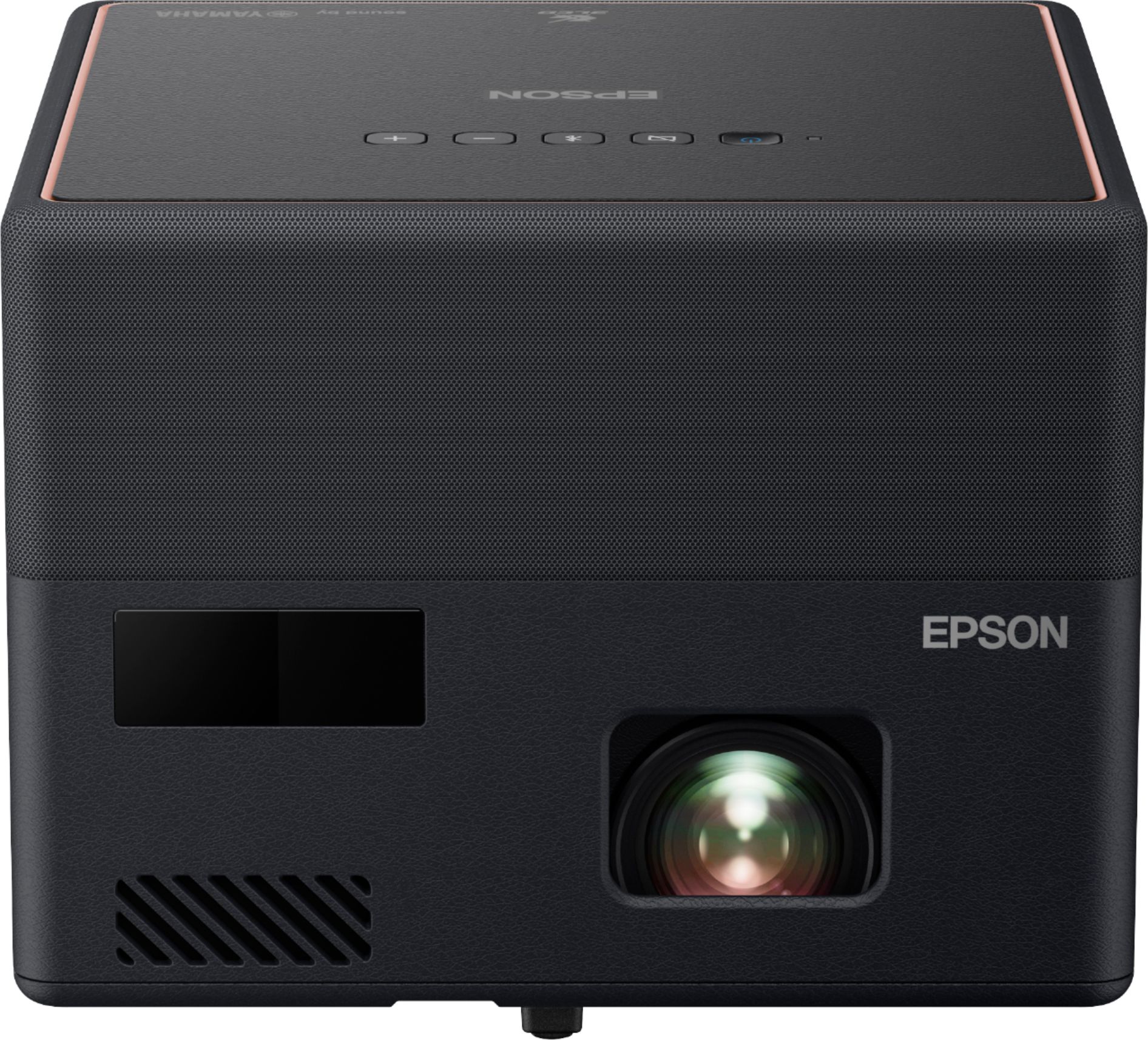 Epson EpiqVision™ Mini EF12 Smart Streaming Laser Projector with HDR and Android TV Black and Copper V11HA14020 - Best