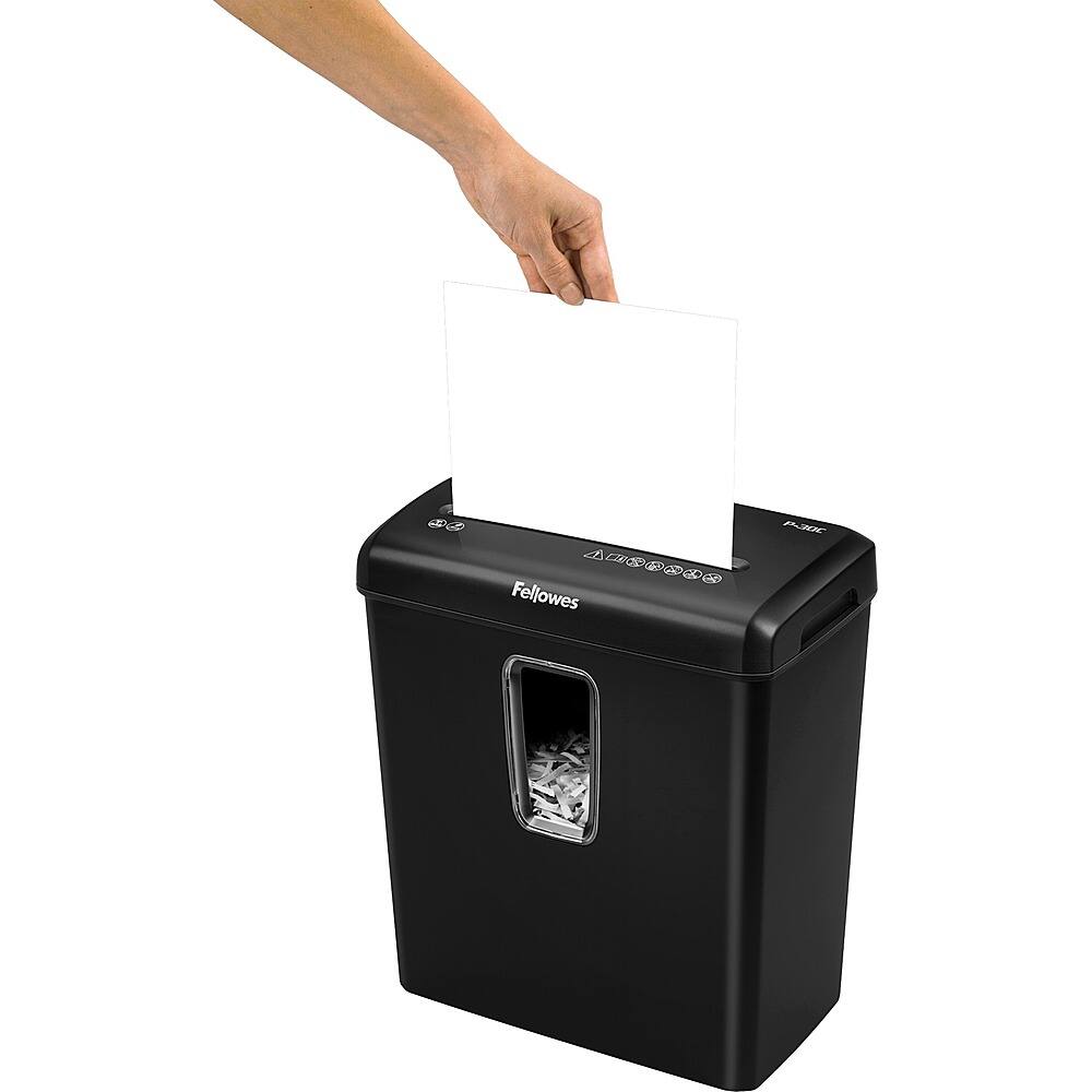 Fellowes 30-Sheet Cross-cut Paper Shredder in the Paper Shredders  department at