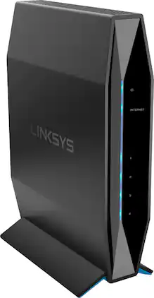 Linksys - Refurbished Excellent - Dual-Band AX1800 WiFi 6 Router - Black