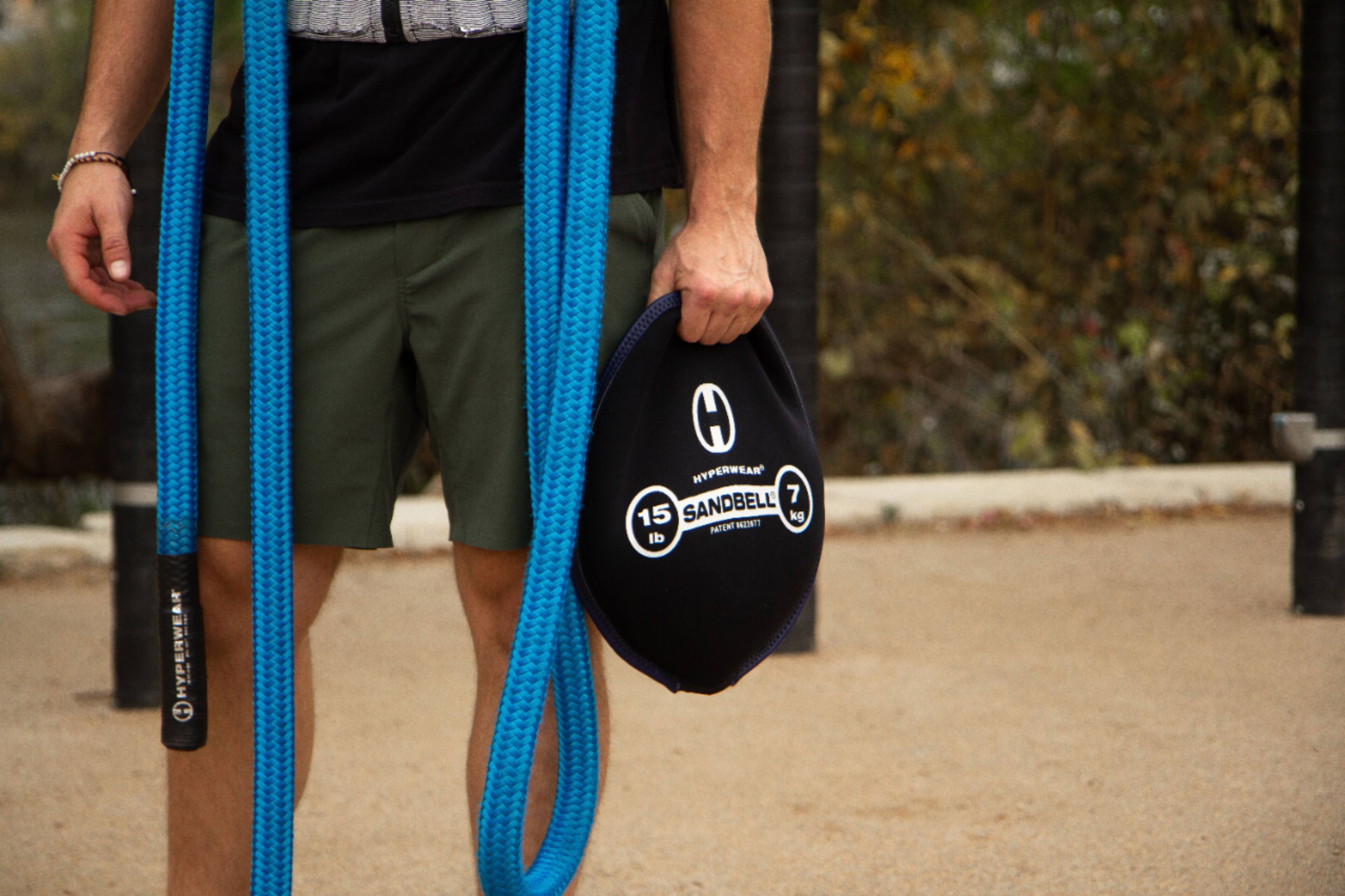 Hyper Rope®: Heaviest Weighted Jump Rope for Intense Training - Hyperwear