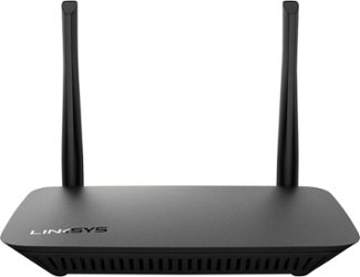Linksys - WiFi 5 Router Dual-Band AC1200 - Black - Front_Zoom