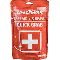 Life+Gear - Life+Gear Survival/First Aid Kit - Red - Red - Front_Zoom