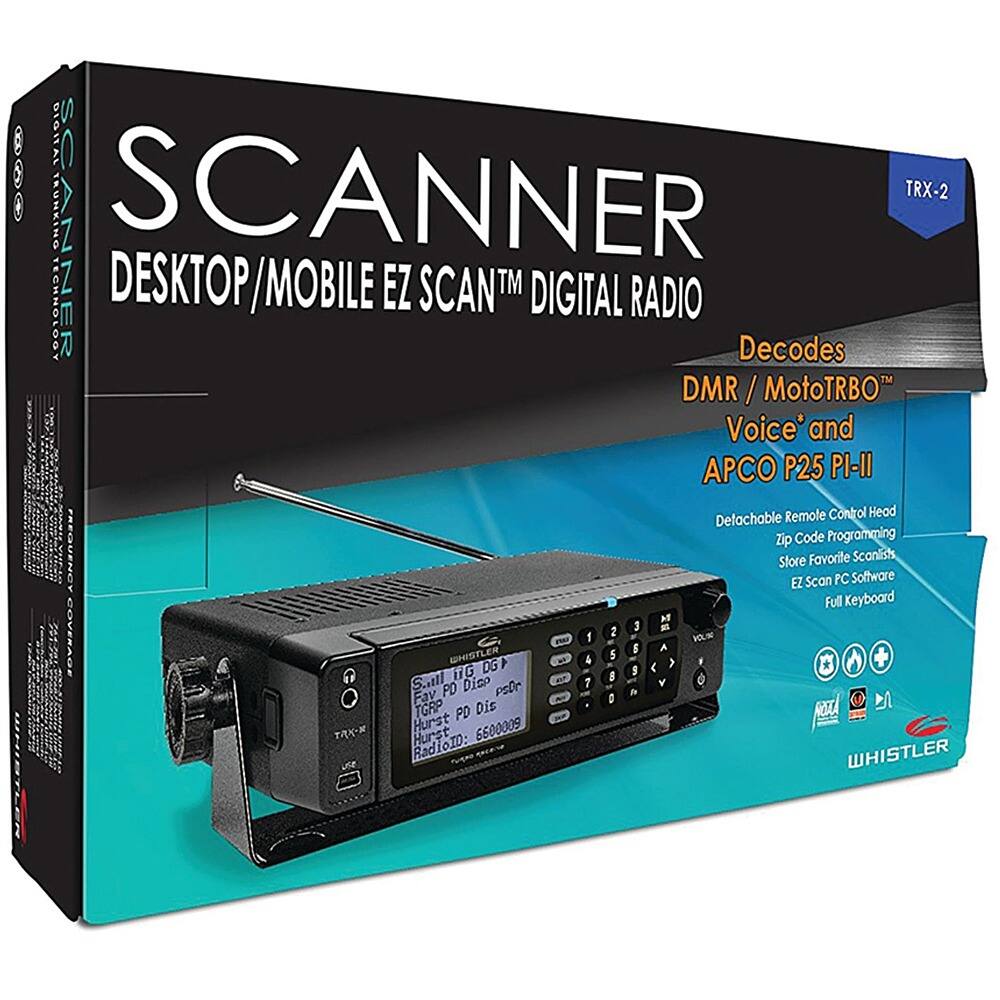 Alt View 20. Whistler - TRX-2 Digital Scanner Radio - Mobile/Desktop - Black.