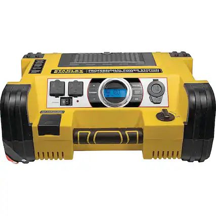 Front. Stanley - Stanley FATMAX PPRH7DS Multipurpose Power Source - Yellow - Yellow.