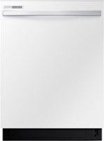 Samsung - 24" Top Control Built-In Dishwasher - White - Front_Zoom