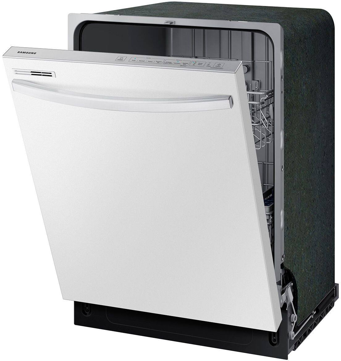 Alt View 12. Samsung - 24" Top Control Built-In Dishwasher - White.