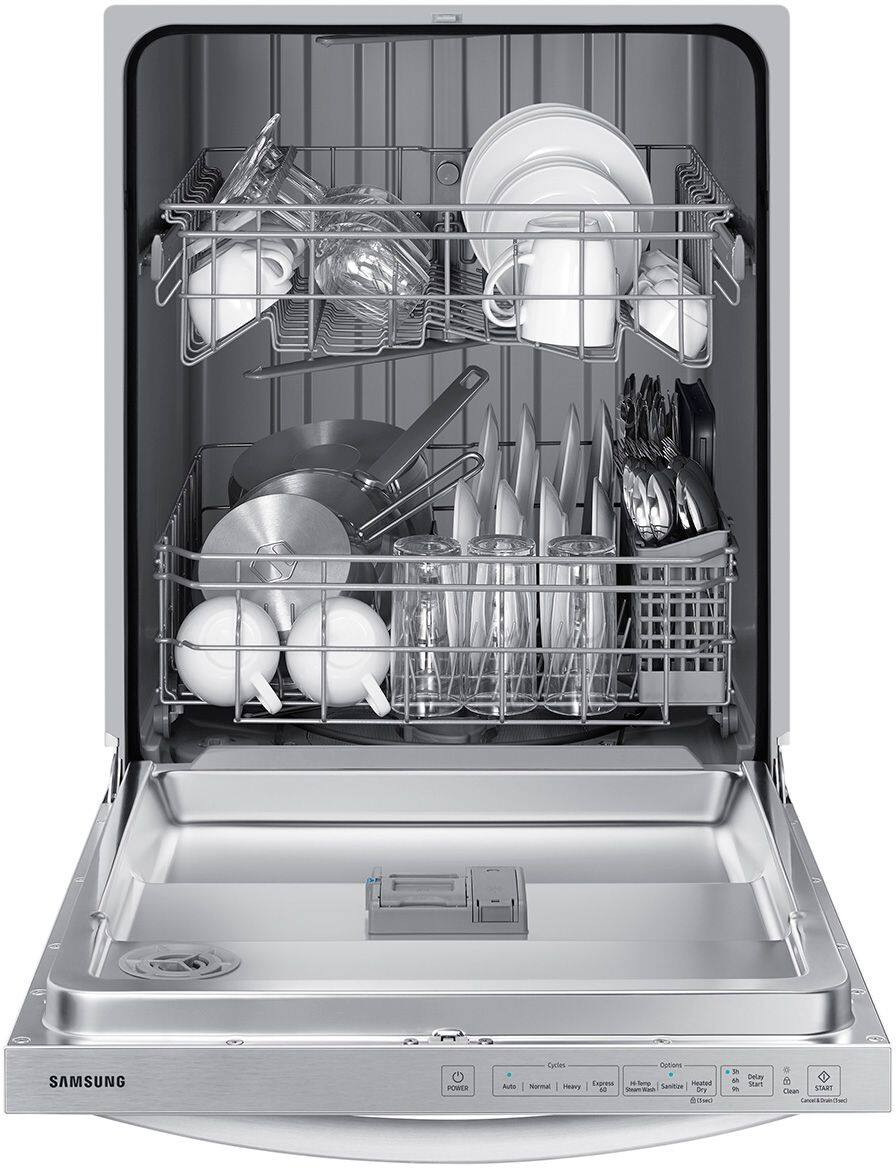 Alt View 14. Samsung - 24" Top Control Built-In Dishwasher - White.
