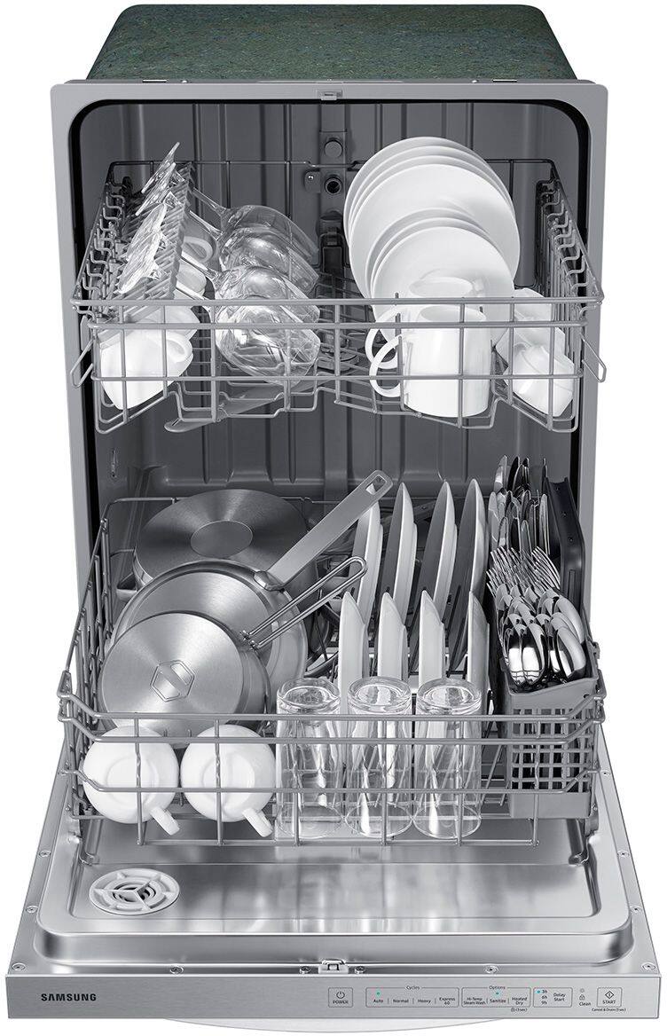 Alt View 15. Samsung - 24" Top Control Built-In Dishwasher - White.