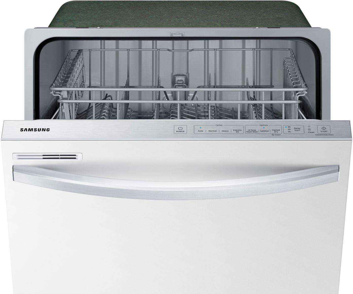 Alt View 23. Samsung - 24" Top Control Built-In Dishwasher - White.